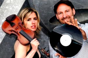 Estelle Goldfarb violoniste - DJ Click - Copyright Thierry Beauvir